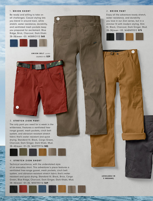 prana brion dark khaki