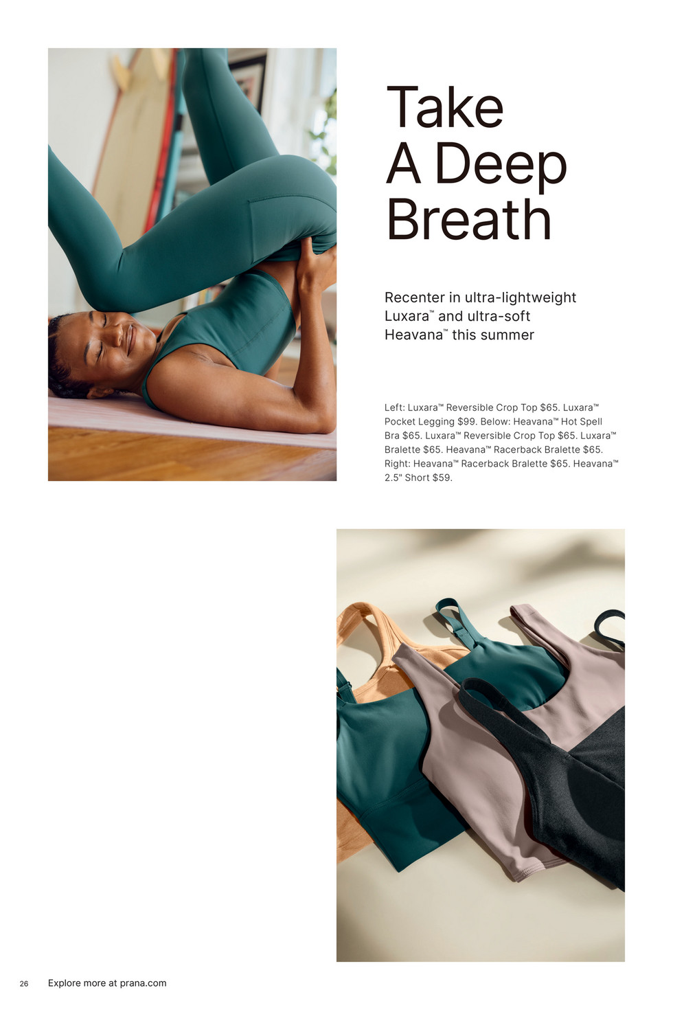 prAna - Spring 2024: Drop 4 - Luxara™ Reversible Crop Top