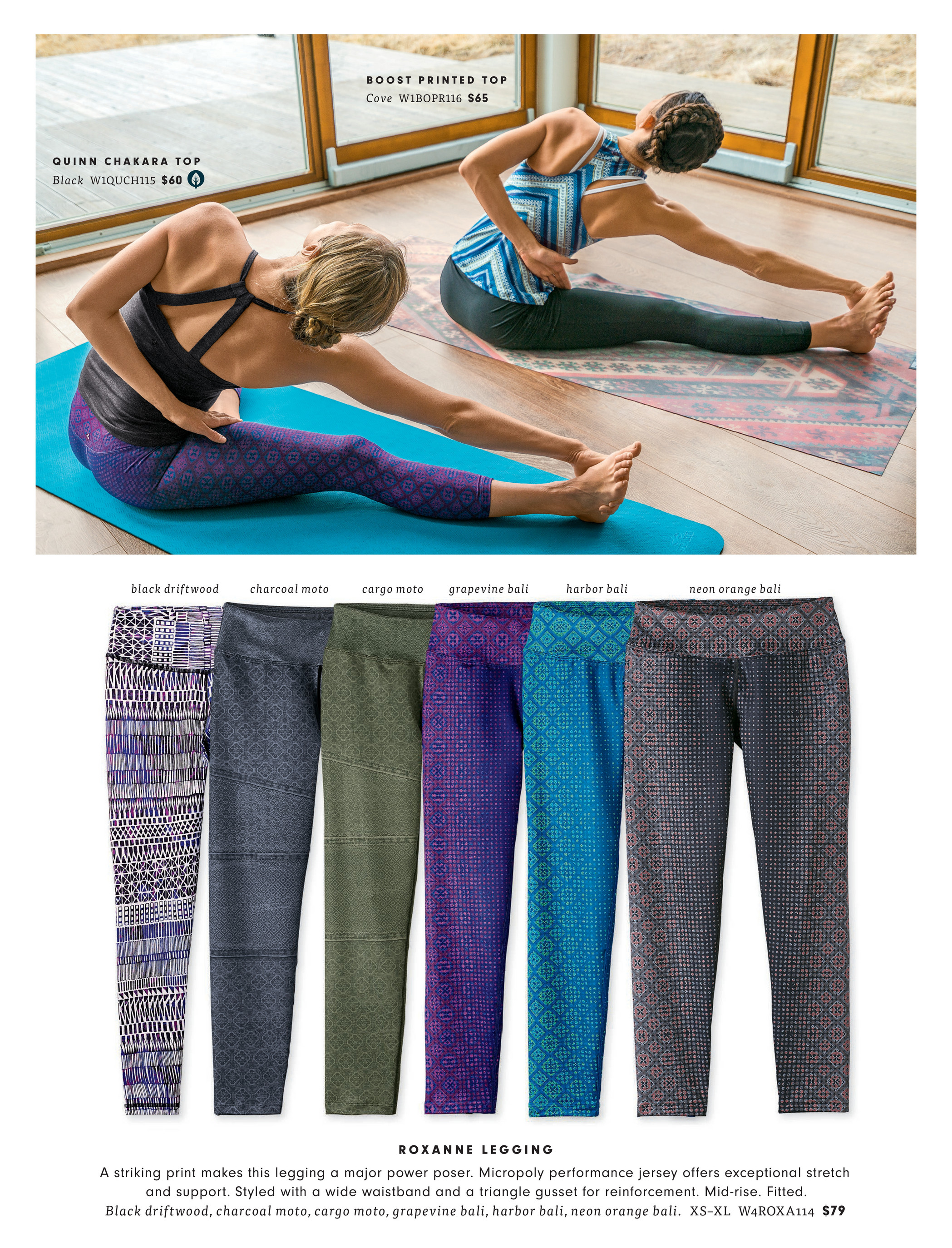 Prana Pillar Printed Ashy Sunrise Athletic Yoga Exercise Capri Pants sz S -  EUC!