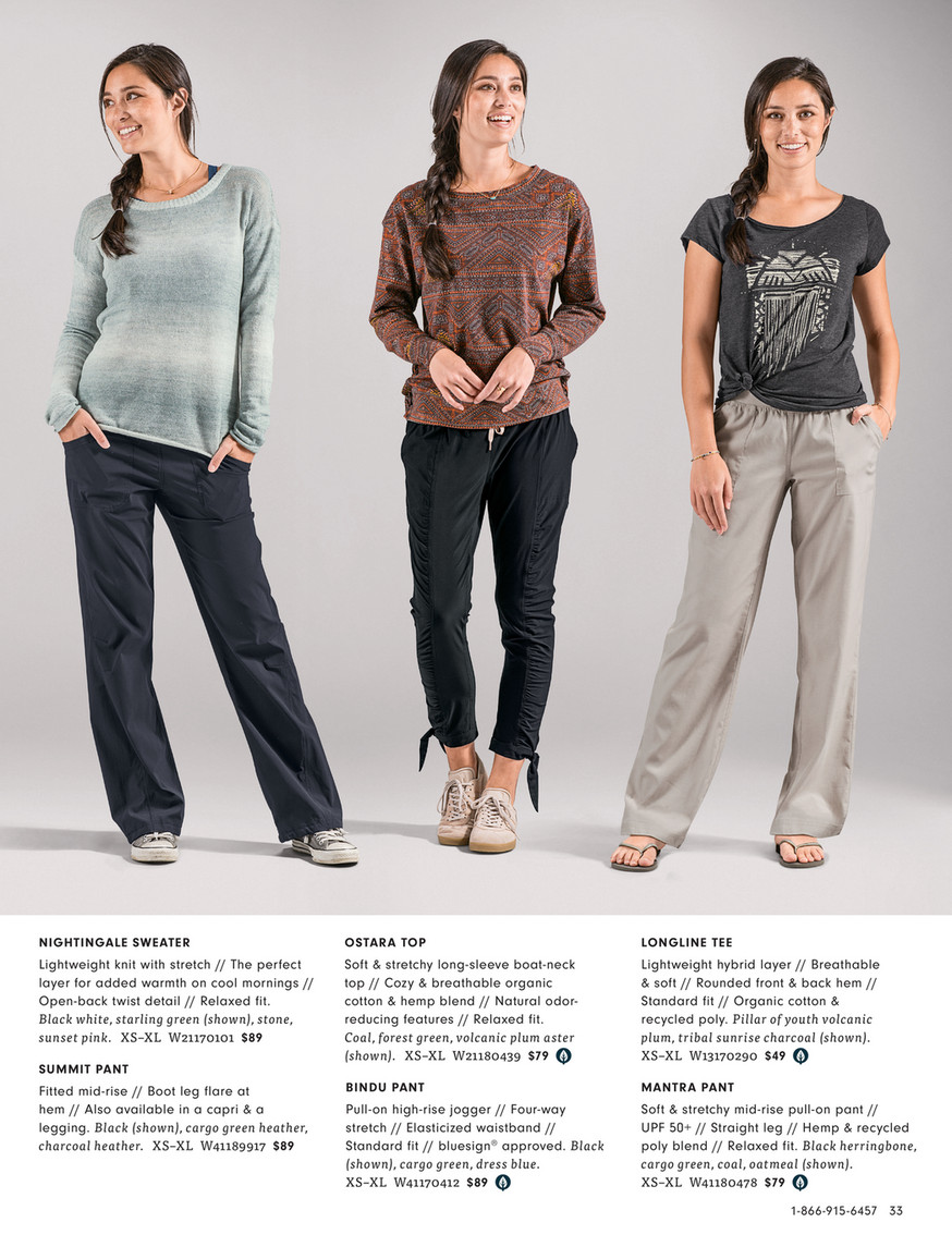 prAna Women's Contour Tall Pants, Charcoal Heather, Medium, Pants -   Canada