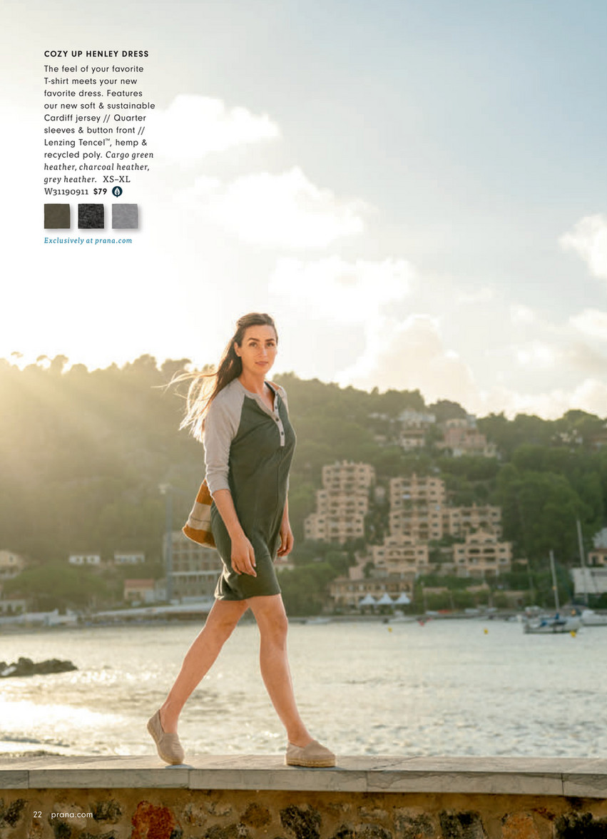 prAna - Spring 2019: Catalog 3 - Get a Move On. - Cantine Dress