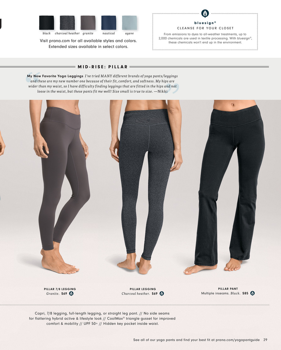 prAna Pillar 7/8 Yoga Leggings